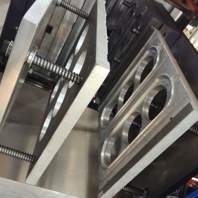 80mm 볼 압출 4 캐비티 블로우 성형기 15kw
